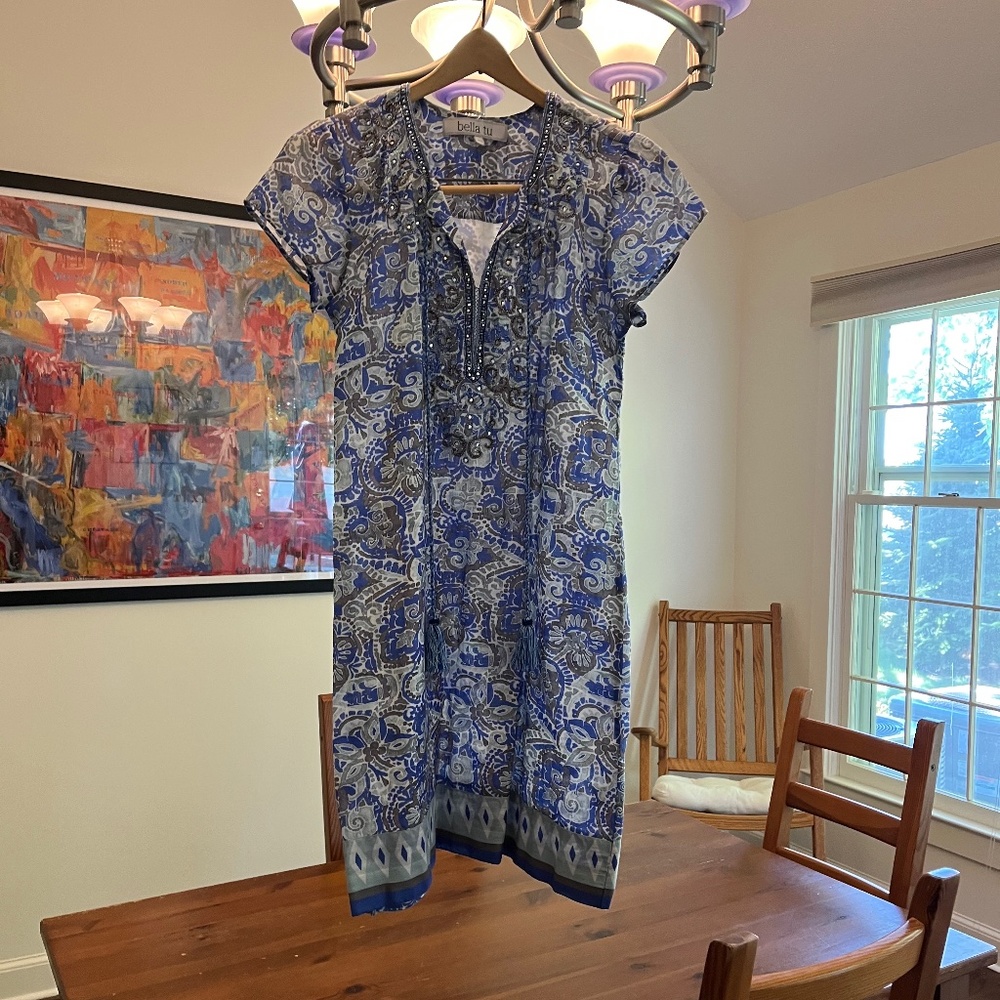 Bella Tu Print Shift Dress